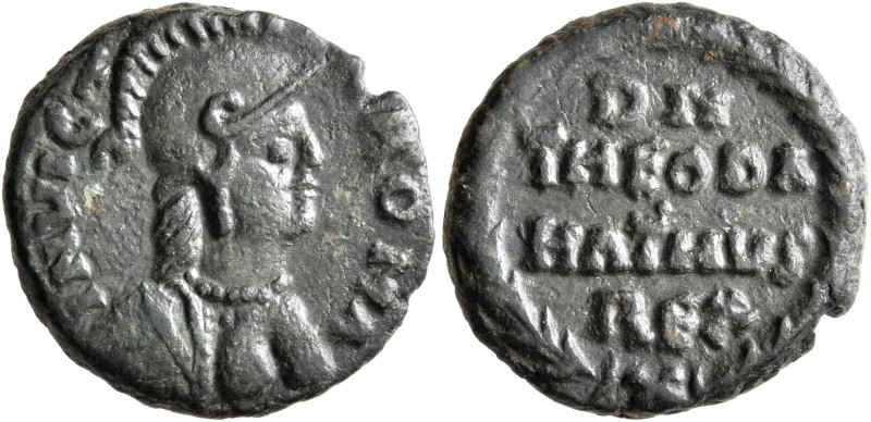OSTROGOTHS. Theodahad, 534-536. Decanummium (Bronze, 18 mm, 4.21 g, 6 h), Rome. ...
