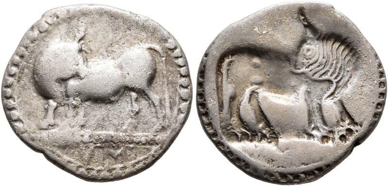 LUCANIA. Sybaris. Circa 550-510 BC. 1/3 Stater or Drachm (Silver, 18 mm, 2.47 g,...