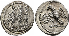 SKYTHIA. Geto-Dacians. Koson, mid 1st century BC. Drachm (Silver, 19 mm, 4.30 g, 12 h), Olbia. KOΣΩN Roman consul accompanied by two lictors advancing...