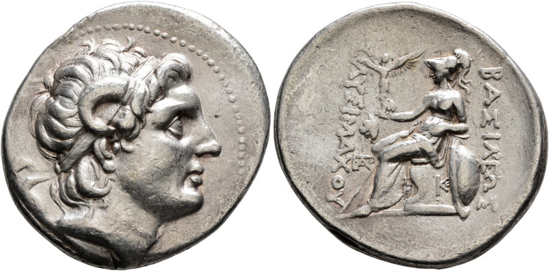 KINGS OF THRACE. Lysimachos, 305-281 BC. Tetradrachm (Silver, 31 mm, 17.01 g, 12...