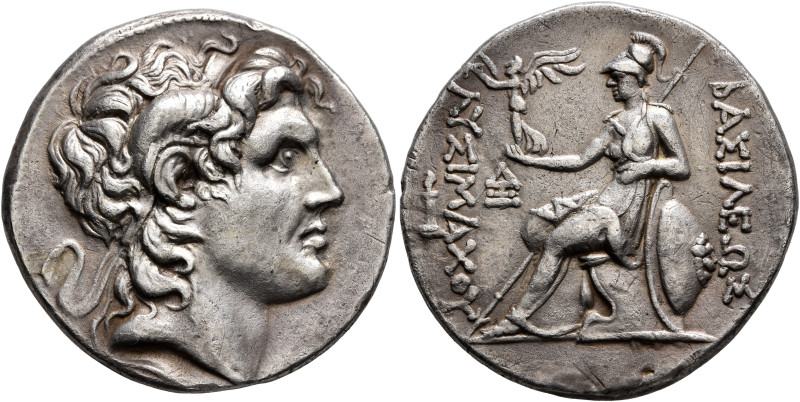 KINGS OF THRACE. Lysimachos, 305-281 BC. Tetradrachm (Silver, 29 mm, 16.79 g, 12...