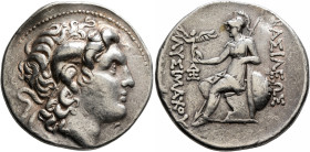 KINGS OF THRACE. Lysimachos, 305-281 BC. Tetradrachm (Silver, 30 mm, 17.00 g, 12 h), Lampsakos, circa 297/6-282/1. Diademed head of Alexander the Grea...