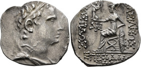 KINGS OF THRACE. Mostis, circa 139/8-101/0 BC. Tetradrachm (Silver, 32 mm, 16.47 g, 12 h), RY 38 = 102/1. Diademed and draped bust of Mostis to right....