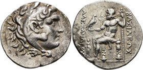 KINGS OF MACEDON. Alexander III ‘the Great’, 336-323 BC. Tetradrachm (Silver, 30 mm, 16.98 g, 12 h), Kabyle, circa 225-215. Head of Herakles to right,...