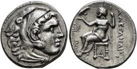 KINGS OF MACEDON. Alexander III ‘the Great’, 336-323 BC. Drachm (Silver, 17 mm, 4.20 g, 12 h), Magnesia ad Maeandrum, struck under Antigonos I Monopht...