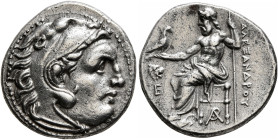 KINGS OF MACEDON. Alexander III ‘the Great’, 336-323 BC. Drachm (Silver, 17 mm, 4.16 g, 1 h), Magnesia ad Maeandrum, struck under Lysimachos, circa 30...