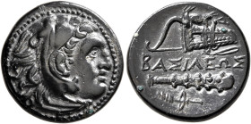 KINGS OF MACEDON. Alexander III ‘the Great’, 336-323 BC. AE (Bronze, 19 mm, 5.88 g, 6 h), uncertain mint in Asia Minor, circa 323-310. Head of Herakle...