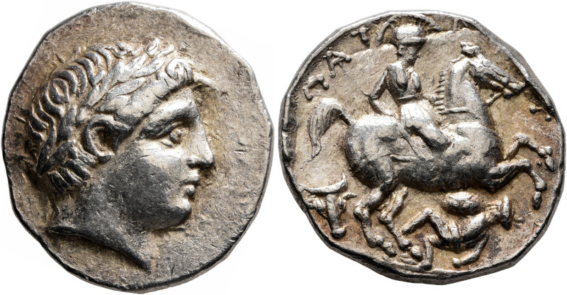 KINGS OF PAEONIA. Patraos, circa 335-315 BC. Tetradrachm (Silver, 24 mm, 12.77 g...