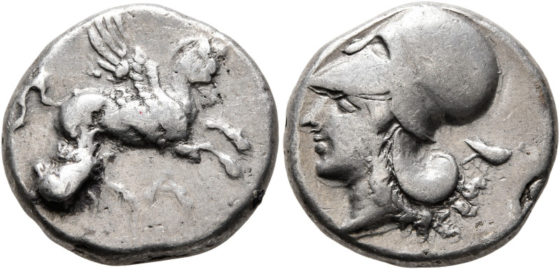 EPEIROS. Ambrakia. Circa 360-338 BC. Stater (Silver, 19 mm, 8.42 g, 7 h), Nikost...