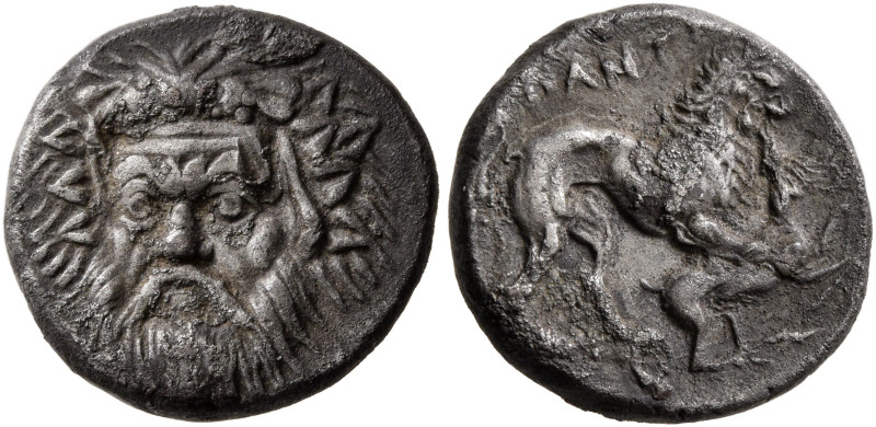 CIMMERIAN BOSPOROS. Pantikapaion. Circa 370-355 BC. Hemidrachm (Silver, 14 mm, 2...