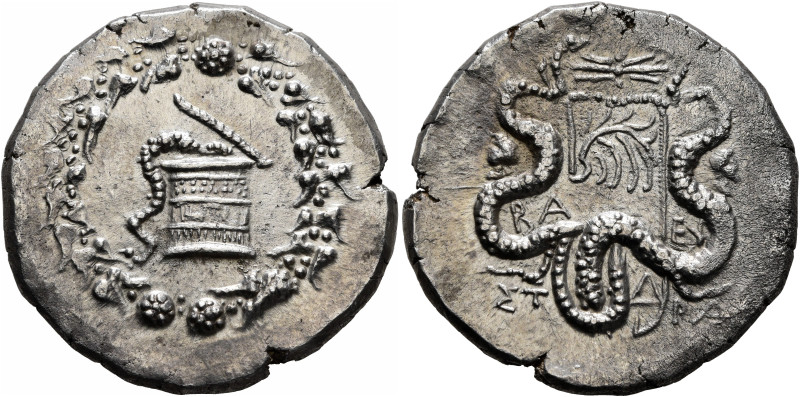 KINGS OF PERGAMON. Eumenes III (Aristonikos), usurper, 133-130 BC. Cistophorus (...