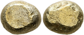 IONIA. Uncertain. Circa 7th-6th centuries BC. Ingot (Electrum, 8 mm, 2.28 g), Lydo-Milesian standard. Blank. Rev. Blank. Cf. Leu Web Auction 15 (2021)...