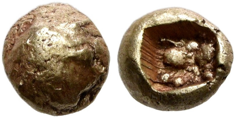 IONIA. Uncertain. Circa 650-600 BC. 1/48 Stater (Electrum, 4 mm, 0.29 g), Lydo-M...