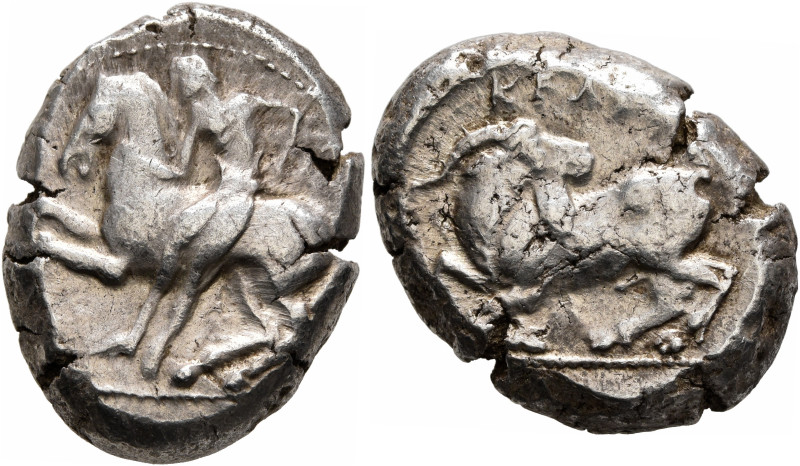 CILICIA. Kelenderis. Circa 430-420 BC. Stater (Silver, 22 mm, 10.85 g, 8 h). You...