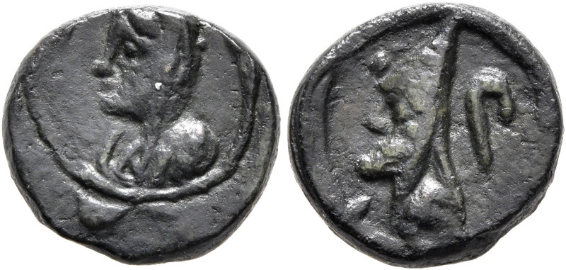 KINGS OF ARMENIA MINOR. Mithradates, circa 180s-170s BC. Chalkous (Bronze, 12 mm...