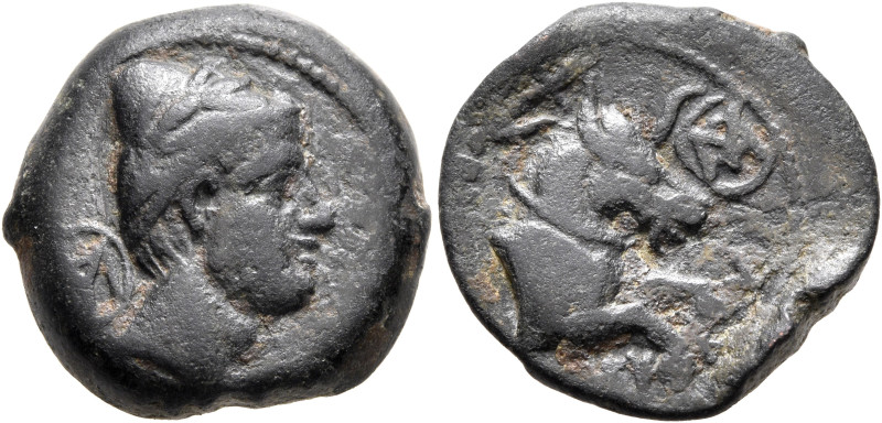 SELEUKID KINGS OF SYRIA. Seleukos I Nikator, 312-281 BC. AE (Bronze, 20 mm, 8.71...