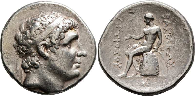 SELEUKID KINGS OF SYRIA. Antiochos I Soter, 281-261 BC. Tetradrachm (Silver, 28 ...