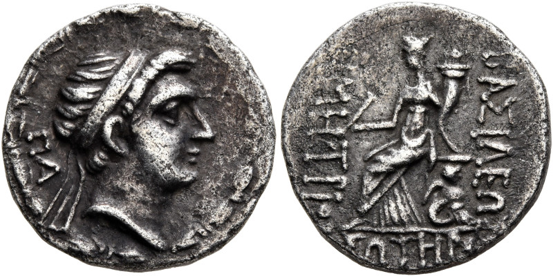 SELEUKID KINGS OF SYRIA. Demetrios I Soter, 162-150 BC. Drachm (Silver, 17 mm, 3...