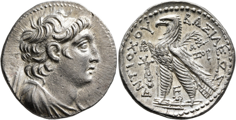 SELEUKID KINGS OF SYRIA. Antiochos VII Euergetes (Sidetes), 138-129 BC. Tetradra...