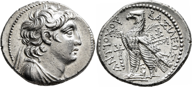 SELEUKID KINGS OF SYRIA. Antiochos VII Euergetes (Sidetes), 138-129 BC. Tetradra...