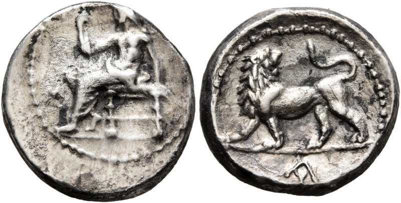 PERSIA, Alexandrine Empire. Uncertain satraps of Babylon, circa 322-321 BC. Drac...