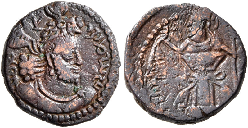 KUSHANO-SASANIANS. Hormizd I, circa 265-295. AE (Bronze, 14 mm, 2.00 g, 9 h), mi...