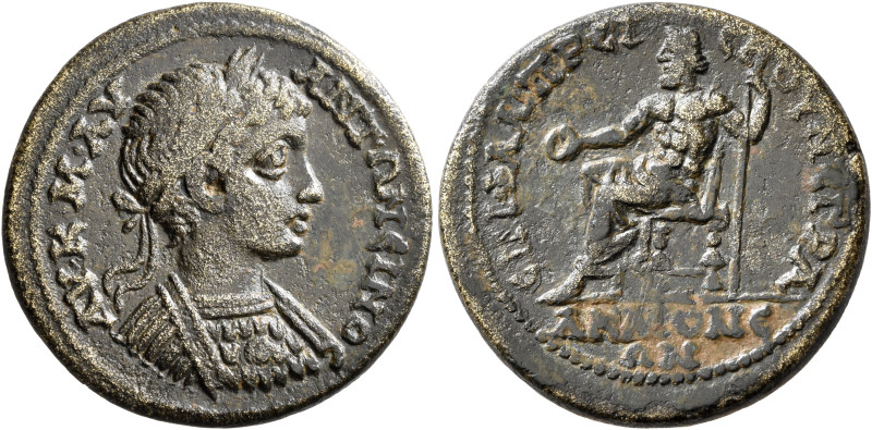 PHRYGIA. Acmoneia. Caracalla, 198-217. Diassarion (Orichalcum, 25 mm, 8.57 g, 7 ...