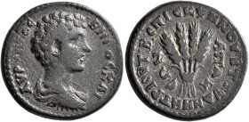 PHRYGIA. Apameia. Marcus Aurelius, as Caesar, 139-161. Diassarion (Bronze, 23 mm, 8.52 g, 6 h), Skymnos II Demetriou, magistrate for the second time, ...