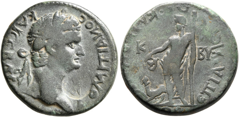 PHRYGIA. Cibyra. Domitian, 81-96. Assarion (Bronze, 19 mm, 4.77 g, 6 h), Klau. B...