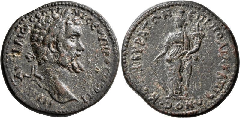 PHRYGIA. Cibyra. Septimius Severus, 193-211. Hexassarion (Bronze, 35 mm, 24.78 g...
