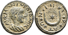 PHRYGIA. Cibyra. Gordian III, 238-244. Assarion (Bronze, 19 mm, 5.61 g, 11 h). ΑΥ Κ Μ ΑΝ ΓΟΡΔΙΑΝΟϹ Laureate, draped and cuirassed bust of Gordian III ...