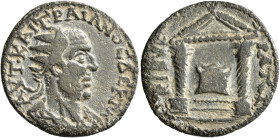 PHRYGIA. Cibyra. Trajan Decius, 249-251. Diassarion (Bronze, 24 mm, 6.79 g, 12 h). ΑΥΤ ΚΑΙ ΤΡΑΙΑΝΟϹ ΔЄΚΙΟϹ Radiate, draped and cuirassed bust of Traja...