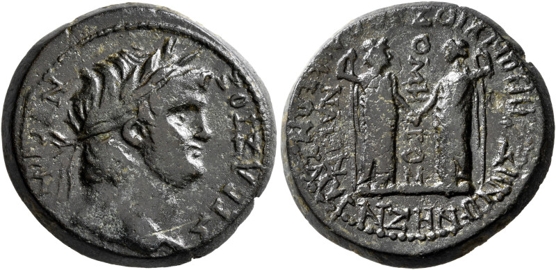 PHRYGIA. Laodicea ad Lycum. Nero, 54-68. Diassarion (Bronze, 24 mm, 13.83 g, 6 h...