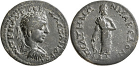 PHRYGIA. Peltae. Severus Alexander, 222-235. Diassarion (Bronze, 25 mm, 7.92 g, 6 h). ΑΥΤ Κ Μ ΑΥΡ ϹЄΒ ΑΛЄΞΑΝΔΡΟϹ Laureate, draped and cuirassed bust o...