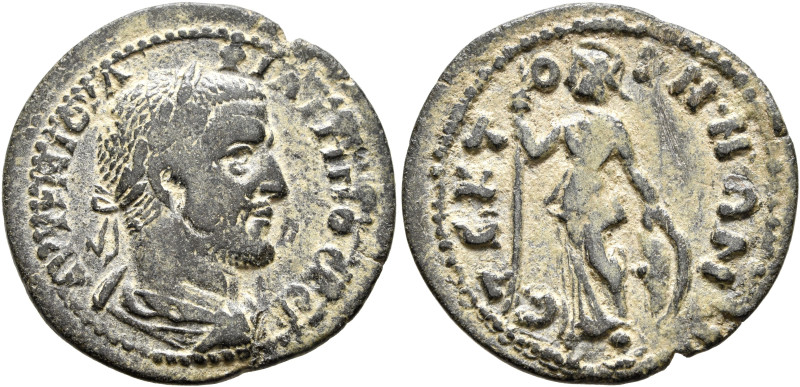 PHRYGIA. Stectorium. Philip I, 244-249. Diassarion (Bronze, 24 mm, 5.13 g, 6 h)....