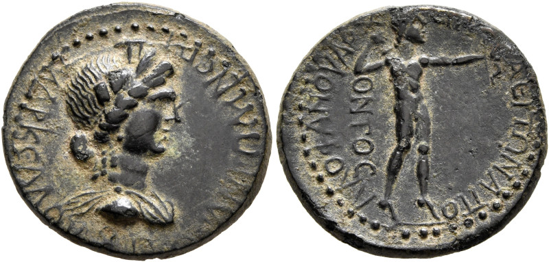 PHRYGIA. Synaus. Pseudo-autonomous issue. Assarion (Bronze, 20 mm, 4.74 g, 12 h)...