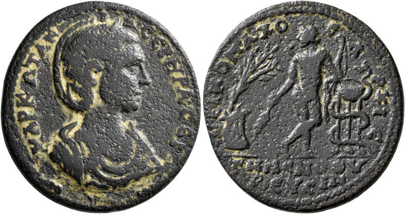 PHRYGIA. Temenothyrae. Otacilia Severa, Augusta, 244-249. Hexassarion (Bronze, 3...