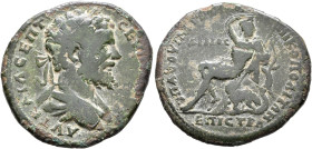 MOESIA INFERIOR. Nicopolis ad Istrum. Septimius Severus, 193-211. Tetrassarion (Bronze, 27 mm, 8.90 g, 8 h), Ovinius Tertullus, legatus consularis, 19...
