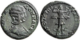 THRACE. Augusta Traiana. Julia Domna. Diassarion (Bronze, 22 mm, 8.69 g, 12 h). IOYΛIA ΔOMNA CЄ Draped bust of Julia Domna to right. Rev. ΑΥΓΟΥCTHC TP...