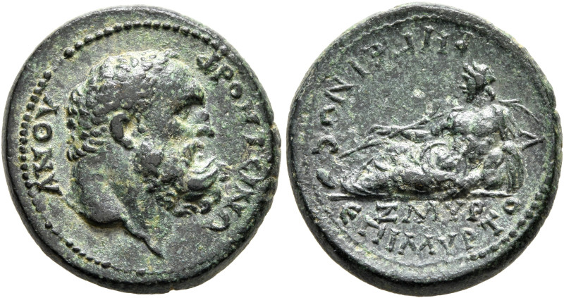 IONIA. Smyrna. Pseudo-autonomous issue. Assarion (Bronze, 19 mm, 5.49 g, 7 h), F...