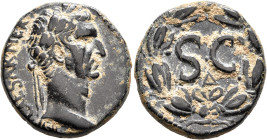 SYRIA, Seleucis and Pieria. Antioch. Nerva, 96-98. 'As' (Bronze, 25 mm, 13.30 g, 12 h). IMP CAESAR NERV[A AVG III COS] Laureate head of Nerva to right...