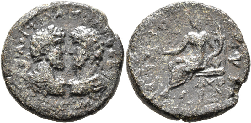 JUDAEA. Aelia Capitolina (Jerusalem). Marcus Aurelius & Lucius Verus, 161-169. T...