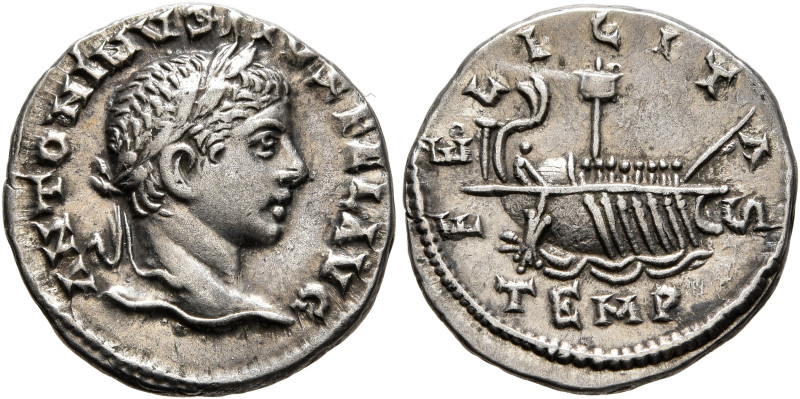 Elagabalus, 218-222. Denarius (Silver, 18 mm, 2.91 g, 6 h), uncertain mint in th...