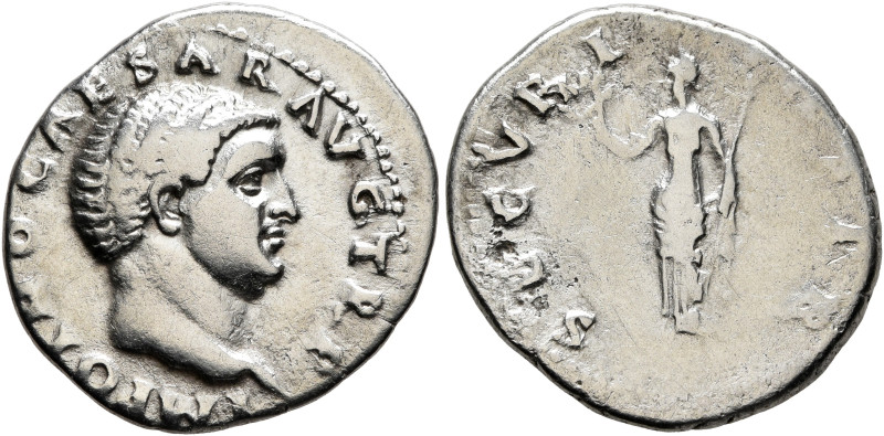 Otho, 69. Denarius (Silver, 19 mm, 3.13 g, 6 h), Rome, 15 January-16 April 69. I...