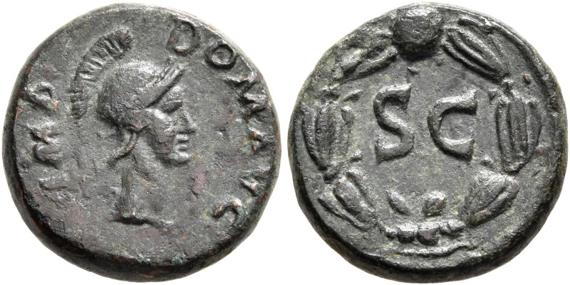 Domitian, 81-96. Quadrans (Copper, 14 mm, 2.90 g, 12 h), Rome, 81-82. IMP DOM AV...