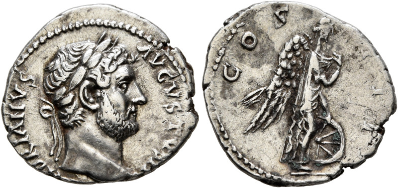 Hadrian, 117-138. Denarius (Silver, 19 mm, 2.86 g, 6 h), uncertain mint in the E...