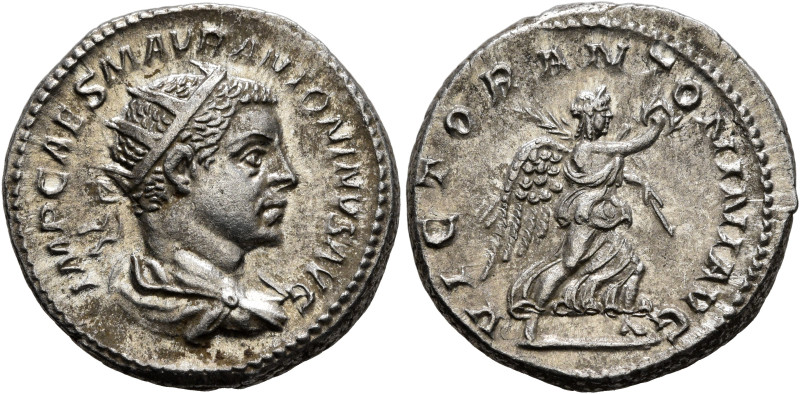 Elagabalus, 218-222. Antoninianus (Silver, 22 mm, 6.29 g, 7 h), Rome, 218-219. I...