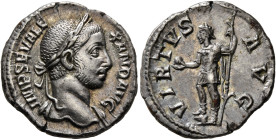 Severus Alexander, 222-235. Denarius (Silver, 19 mm, 3.28 g, 12 h), Rome, 230. IMP SEV ALEXAND AVG Laureate head of Severus Alexander to right, with s...