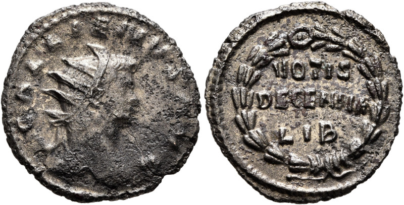 Gallienus, 253-268. Antoninianus (Billon, 20 mm, 3.20 g, 7 h), Rome, 262. GALLIE...