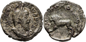 Postumus, Romano-Gallic Emperor, 260-269. 'Denarius' (Silver, 19 mm, 2.15 g, 7 h), an 'offstrike' from aureus dies, Cologne, early 262. IMP C POSTVMVS...